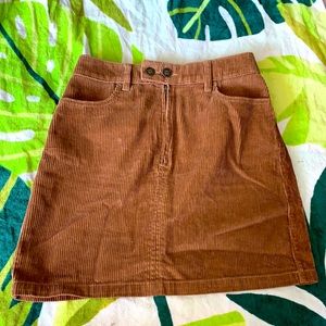 Hollister brown vinyl shirt